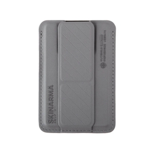 Skinarma Kado MagSafe Card Holder with Grip Stand - Grey