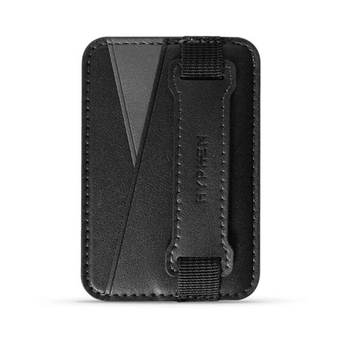 Hyphen Dual Pocket Magsafe With Grip Wallet - Black