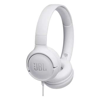 Jbl Tune 500 Wired On-Ear Headphones - White
