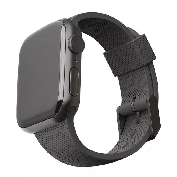 حزام سيليكون DOT من UAG لساعة Apple مقاس 41 ملم - أسود