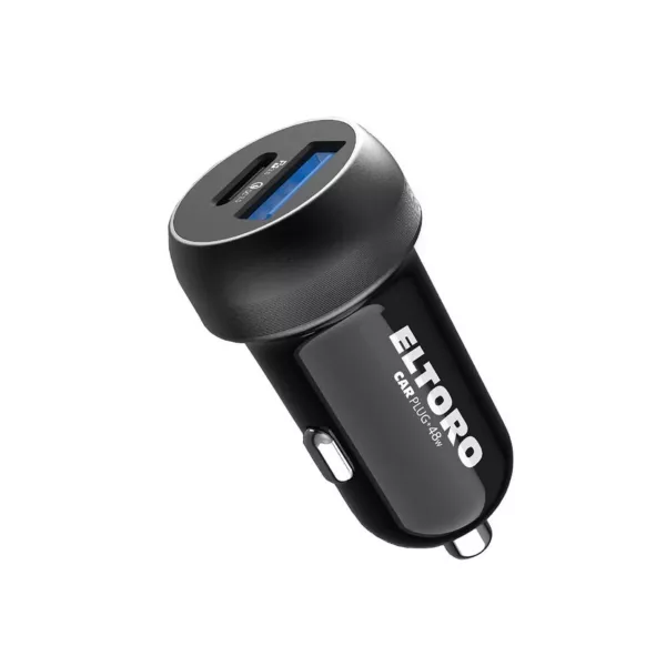 ElToro 48W PD3 QC Car Plug+ Charger - Black