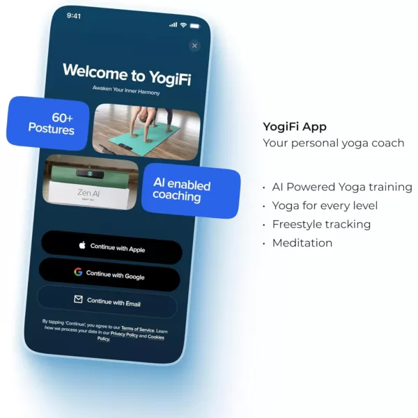 YogiFi Premium Smart Mat Gen 3 - Dark Gray