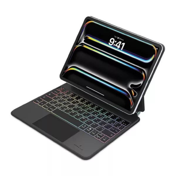 Smartix Magnetic Backlit 11-inch iPad Pro M4 Keyboard TP - Black