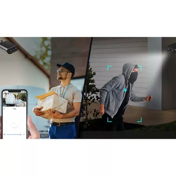 EZVIZ EB5 Smart Home Solar Battery Camera 4K - Black