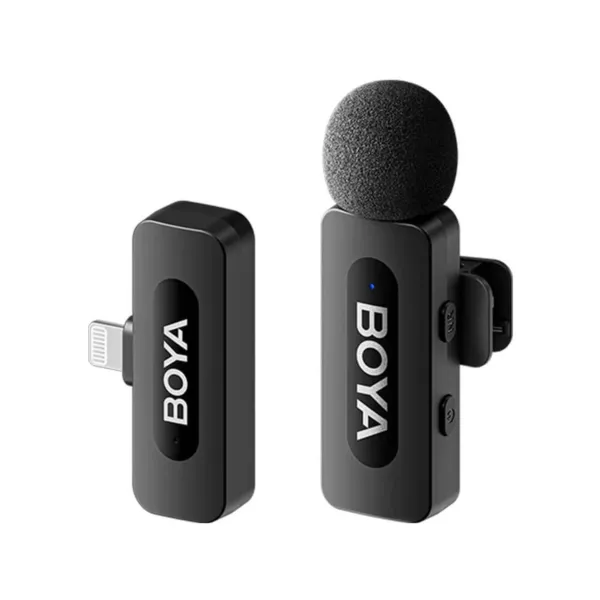 Boya 2.4Ghz Wireless Microphone USB-C (2TX+1RX)-Black