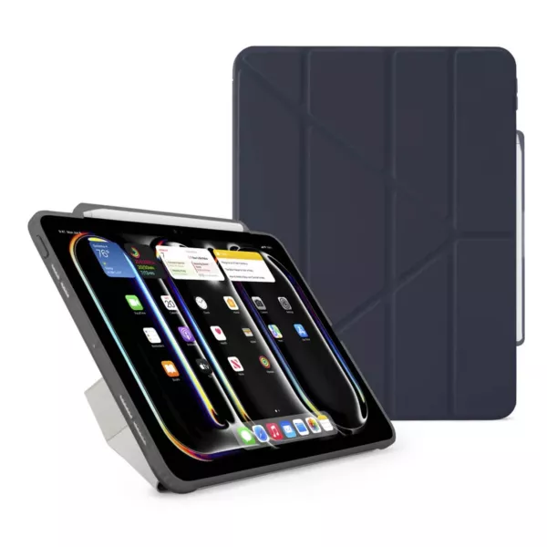 Pipetto Origami No 3 13-inch iPad Pro M4 Pencil Case - Blue