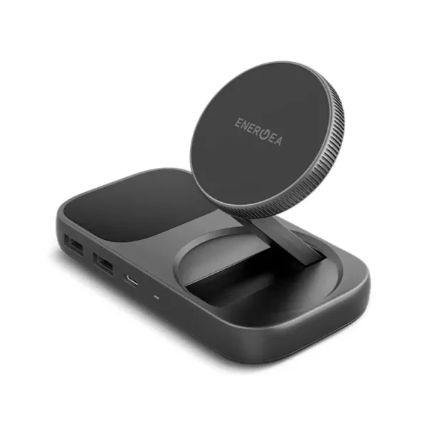 Energea Widock Plus 7-in-1 Qi2 USB-C Dock Charging - Gunmetal