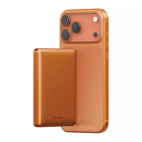 Energea AluPac Ultra Light 10K MagSafe Power Bank - Orange