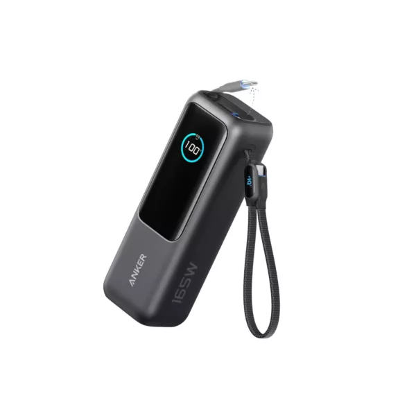 Anker 25K 165W USB-C Cable Power Bank - Black