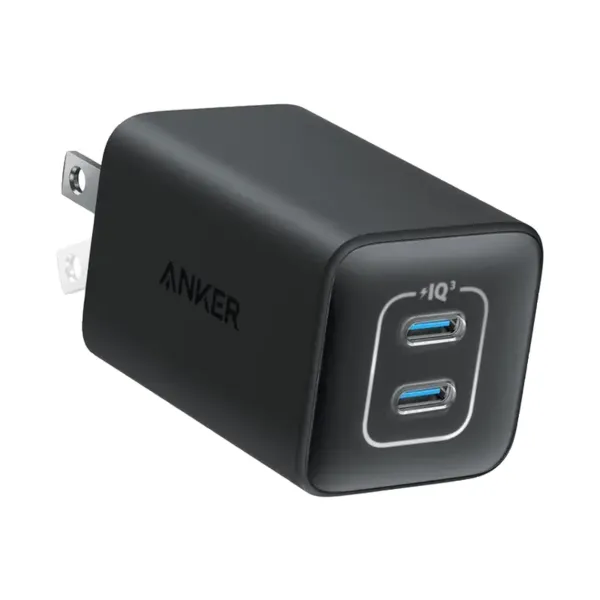 Anker 523 Nano 3 47W 2USBC Charger - Black