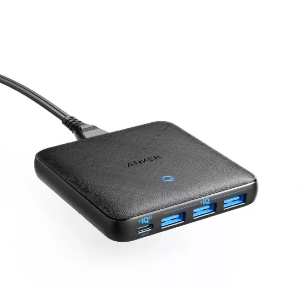 Anker PowerPort PD+ 4 -Black Fabric 65W (45W PIQ3)