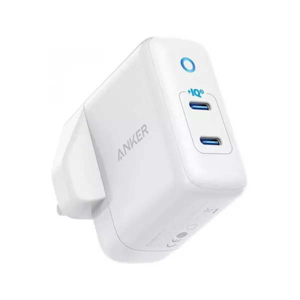 شاحن حائط انكر 40 واط (20+20) PowerPort III Duo - ابيض