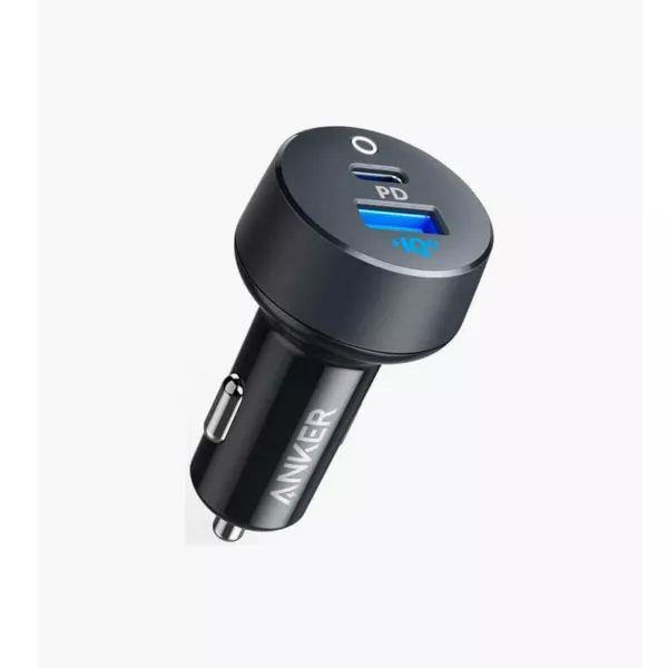 شاحن سيارة أنكر بمنفذين USB باوردرايف
