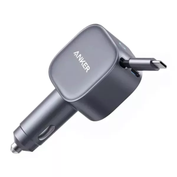 Anker Nano 75W USB-C Built-in Car Charger - Silver