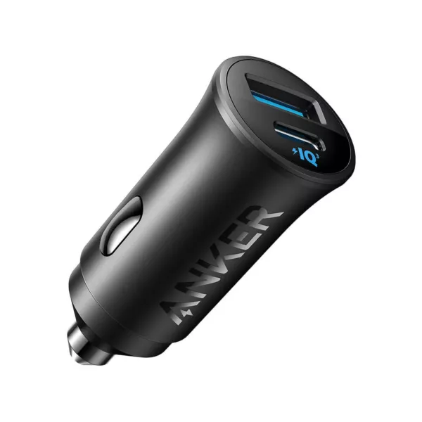 Anker USB-C USB-A 30W Car Charger - Black