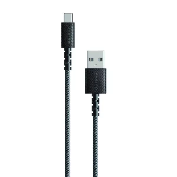 Powerline Select+ USB-C To USB-A Cable - 6ft - أسود