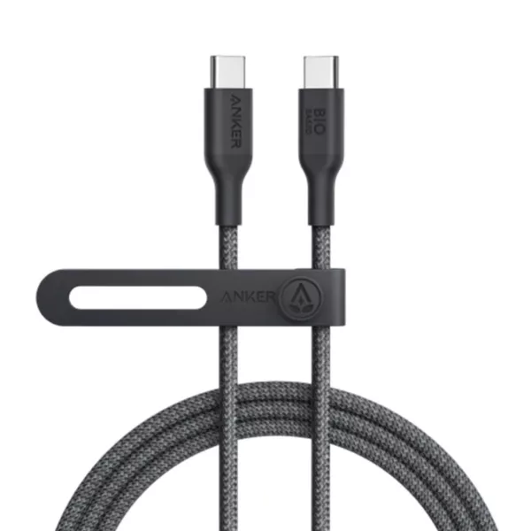 Anker 543 Bio Nylon USB-C to USB-C 100W Cable (1.8m) - Black