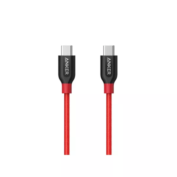 Anker PowerLine+ USB-C to USB-C Cable (0.9m) - Red