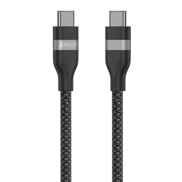 Anker USB-C to USB-C 240W Braided (0.9m) Cable - Black