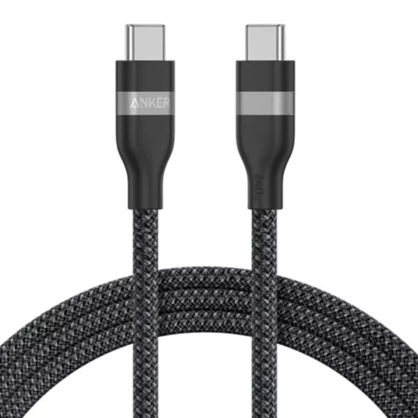 Anker USB-C to USB-C 240W Braided (1.8m) Cable - Black