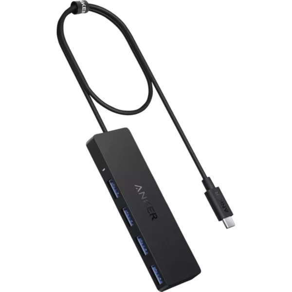 Anker 4in1 5Gbps USB-C Data Hub - Black