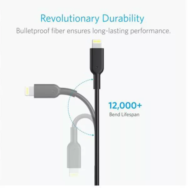 Anker PowerLine II C89 USB-A to Lightning Cable (0.9m)
