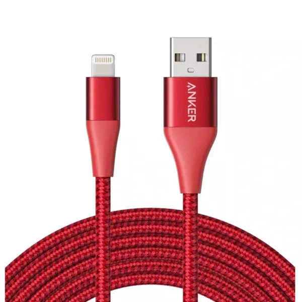 Anker PowerLine+ II USB-A to Lightning Cable (3m) - Red
