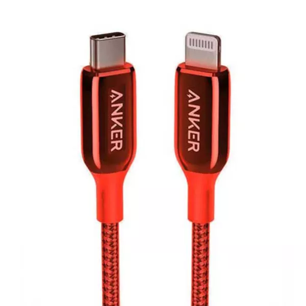 Anker PowerLine+ II USB-C to Lightning Cable (1.8m) - Red