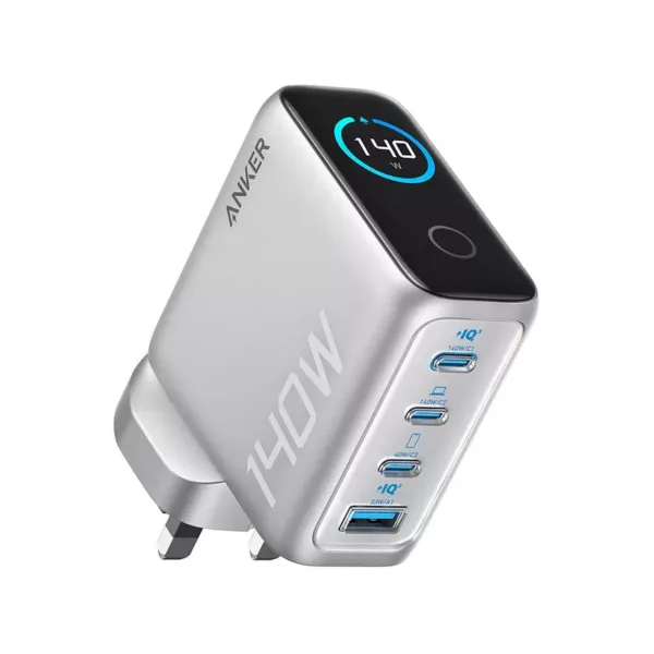 Anker 140W 4Ports PD 3.1 USB-C Cable Charger - Silver