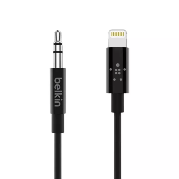 Belkin 3.5MM AUX to Lightning Cable (1.8m) - Black