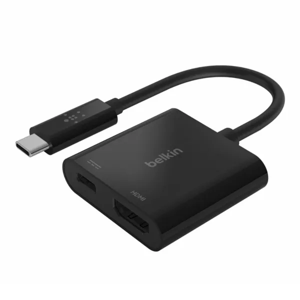 Belkin USB-C to HDMI, 60W PD Black