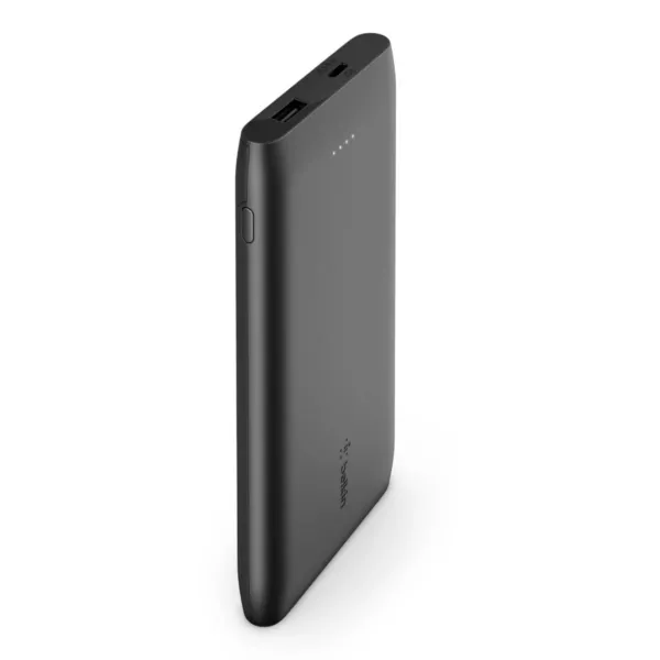 Belkin BoostCharge 10K Power Bank (15W USB-C + 12W 2× USB-A) - Black