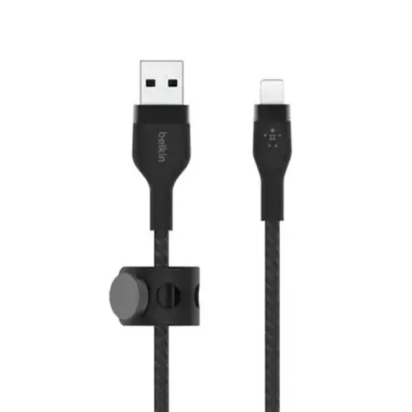 Belkin Braided Silicone Cable USB-A to Lightning (3m) Black