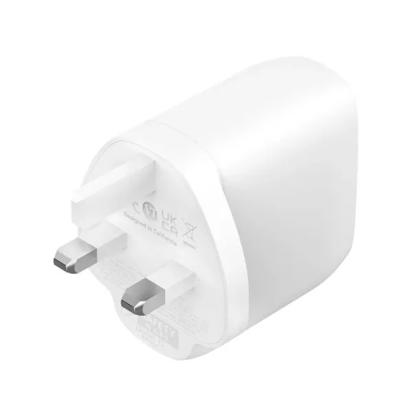 Belkin 60W Dual USB-C Wall Charger - White