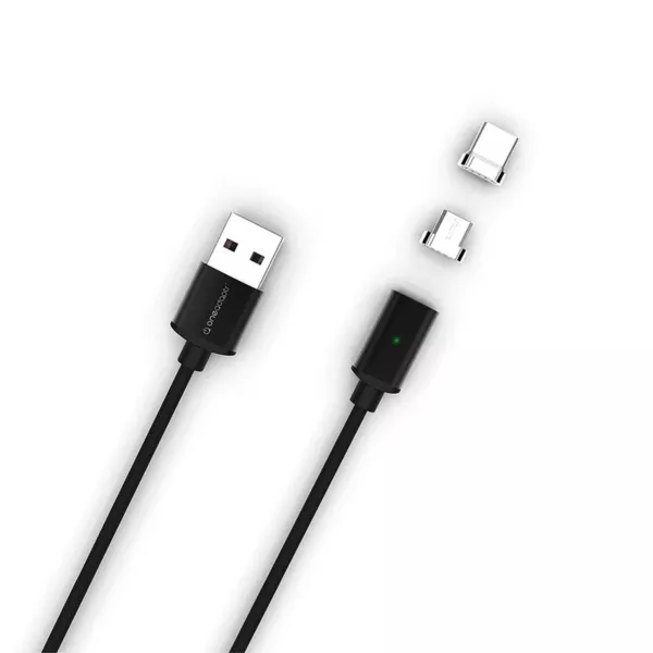 OneAdaptr Evri 3in1 USB A to USB-C/Micro USB Cable