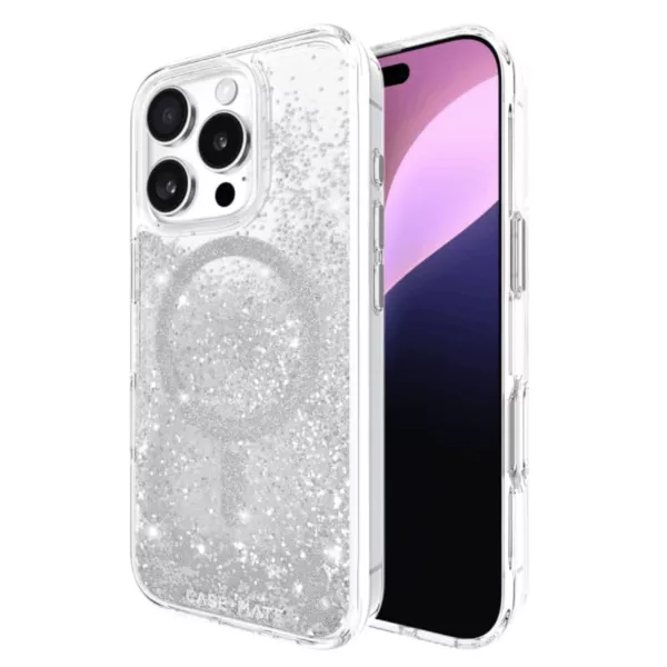 Casemate Waterfall iPhone 16 Pro MagSafe Case - Silver