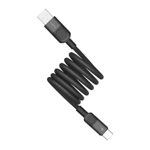 Momax MagLink 66W USB-A to USB-C (1m) Magnetic Cable - Black