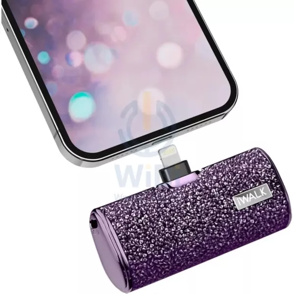 Iwalk Link Me Plus Diamond Coated Pocket Battery 4500mAh Silver Diamond