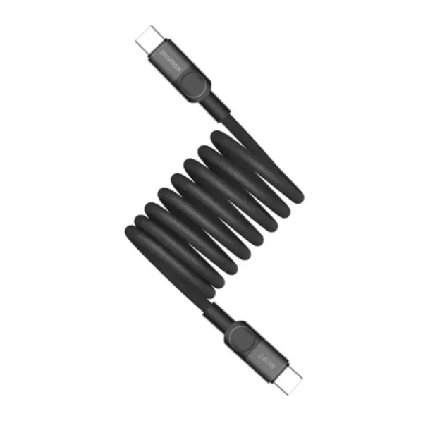 Momax MagLink 240W USB-C to USB-C Magnetic Cable (2m) - Black