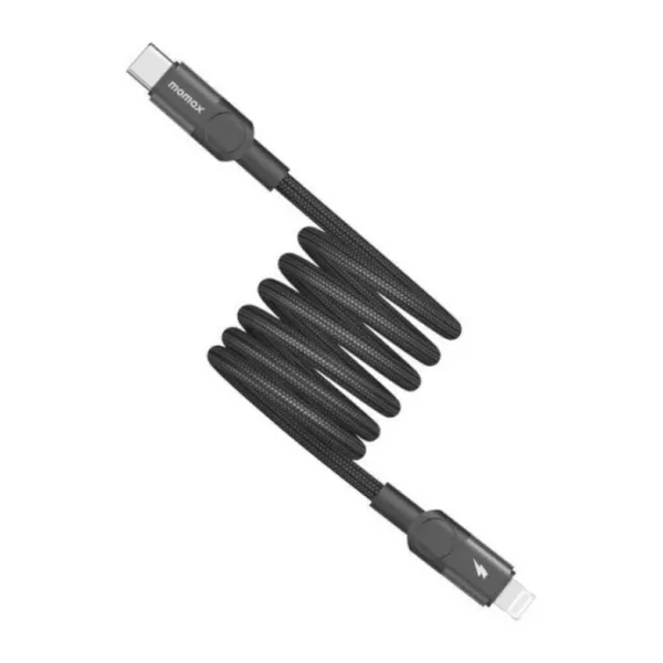 Momax MagLink Magnetic USB-C to Lightning Cable (2m) - Black