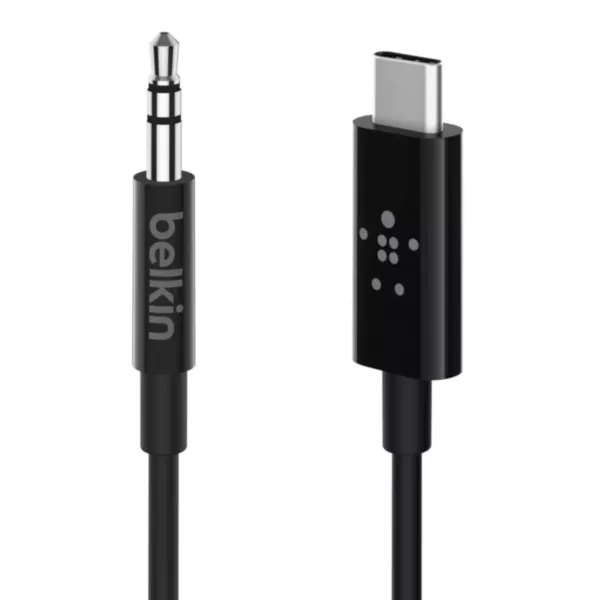 Belkin Rockstar 3.5mm Audio Cable USB-C - Black