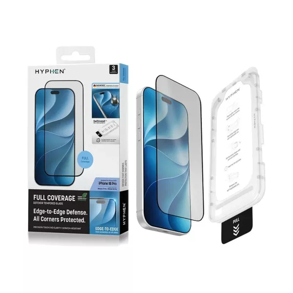 HYPHEN DEFENDR iPhone 18 Pro Screen Protector with Applicator