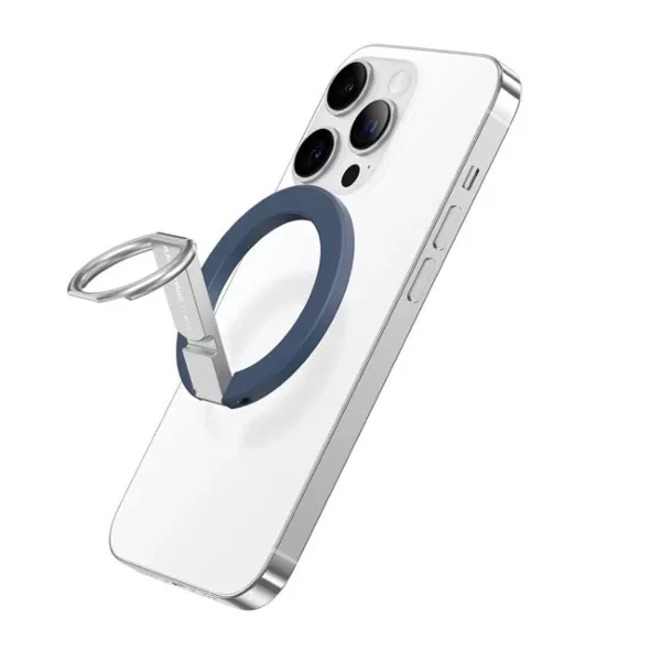 AmazingThing Titan Magnetic Ring w/Stand - Navy Blue