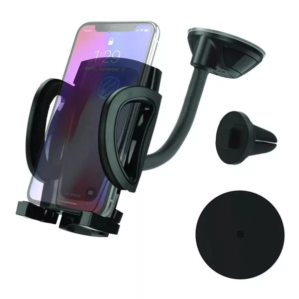 Scosche 4in1 Universal Window/Dash/Vent Car Mount - Black