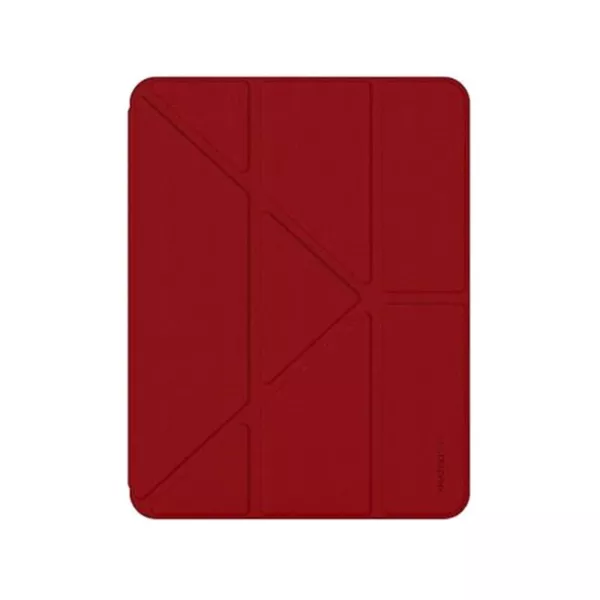 AmazingThing Gentle Folio Case for 11-inch iPad Pro with Pencil Holder - Red