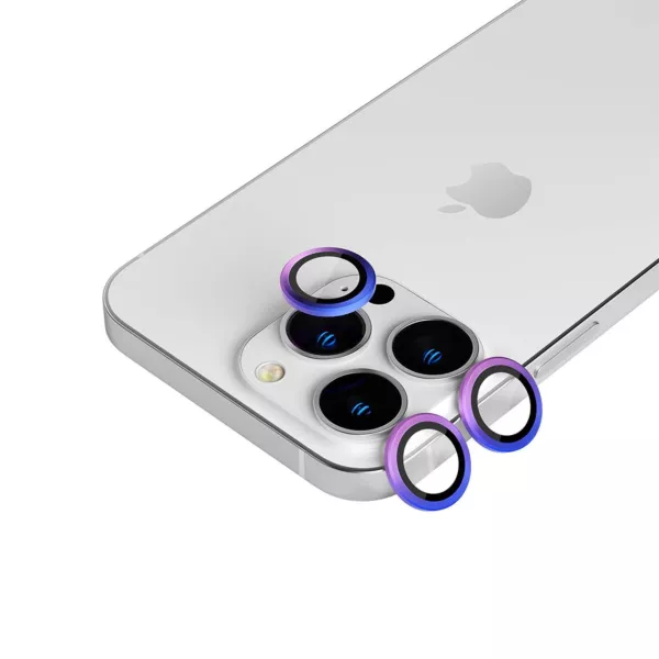 غطاء حماية لعدسات كاميرا جهاز iPhone 13 Pro من AmazingThing - أرجواني
