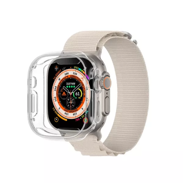 غطاء حماية لساعة Apple Ultra Minimal من AmzingThing - شفاف