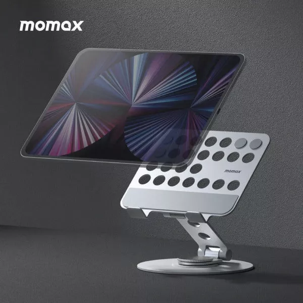 Momax Rotatable MacBook Fold Stand - Silver