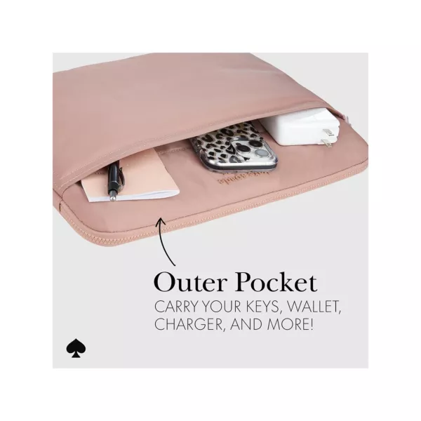 Kate Spade MacBook 16-inch Puffer Sleeve -Madison Rouge Nylon