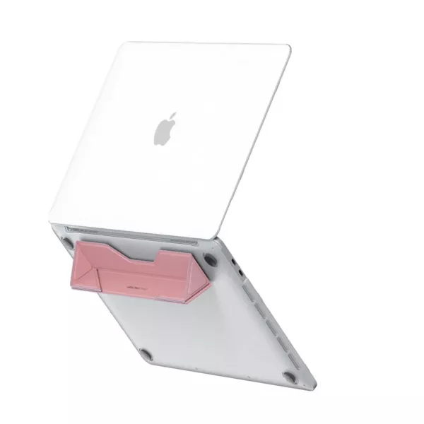 غطاء حماية اميزينغ ثينج Marsix Pro مع حامل مغناطيسي لجهاز ‏MacBook Pro مقاس 13 إنش - زهري